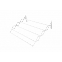 Сушарка для одягу розкладна ГОСПОДАР 500 мм 5 перекладин біла 92-1755